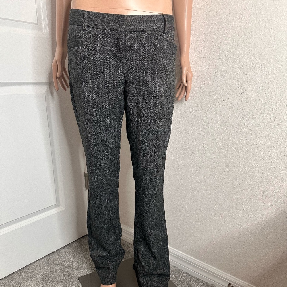 Express jacquard black pants in size large